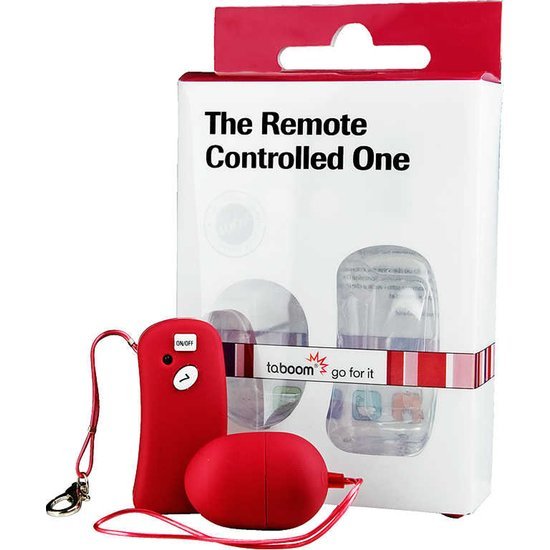 Taboom the remote controlled one huevo vibrador rojo