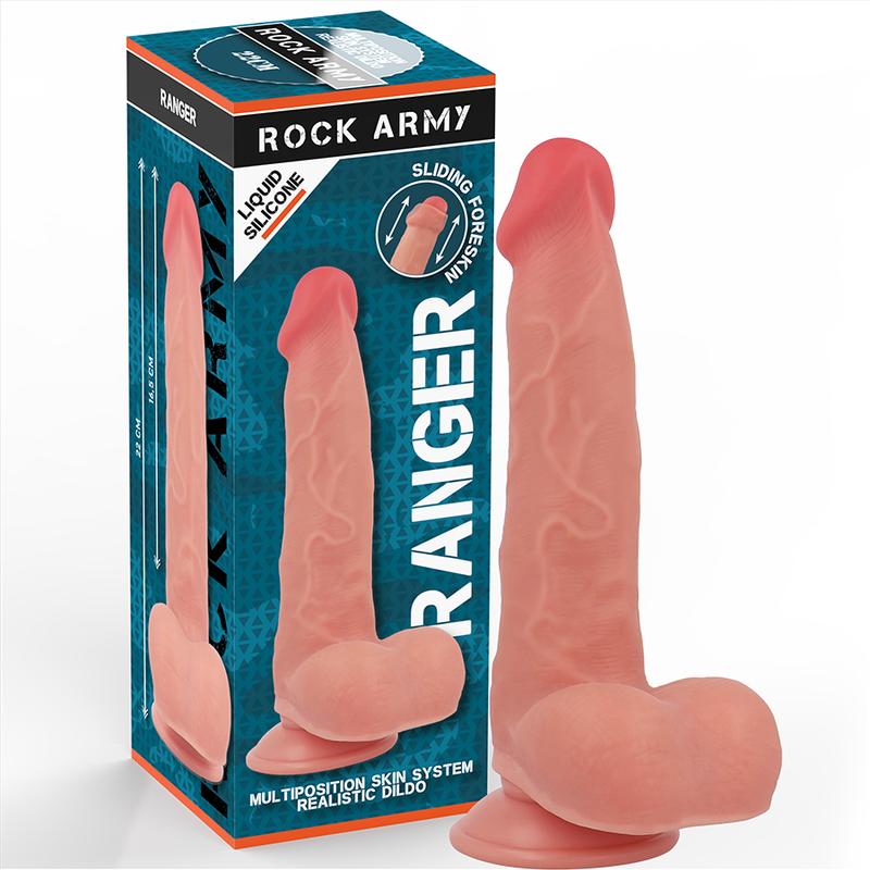 Dildo Rock Army Ranger Silicone 22 cm Réaliste