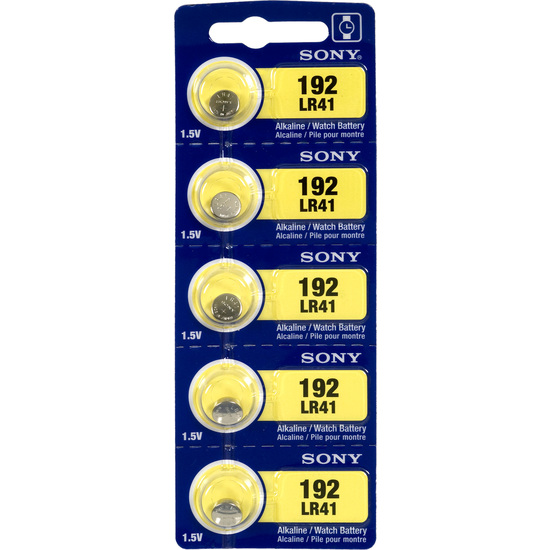 Bouton Sony 1.5v (5x 1) lr 41