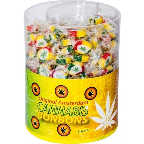 Chocolats au chanvre originaux - présentoir - 200 pièces