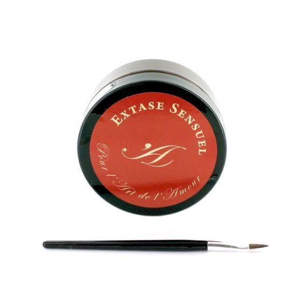 Peinture corporelle Extase Sensuel Chocolat 50 ml avec son pinceau