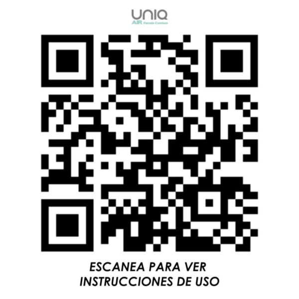 Préservatif féminin Uniq Air, lot de 3 unités
