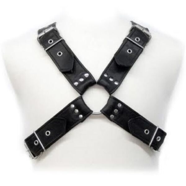 Harnais BDSM à sangles Leather Body pour homme