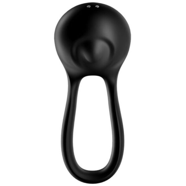 Anneau pénien vibrant Satisfyer Majestic Duo noir