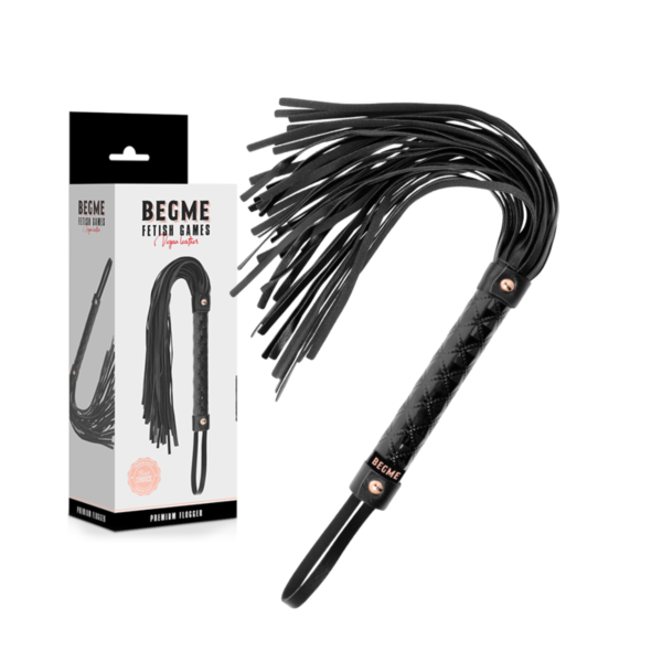 Martinet BEGME Black Edition en cuir vegan, à lanières et à manche