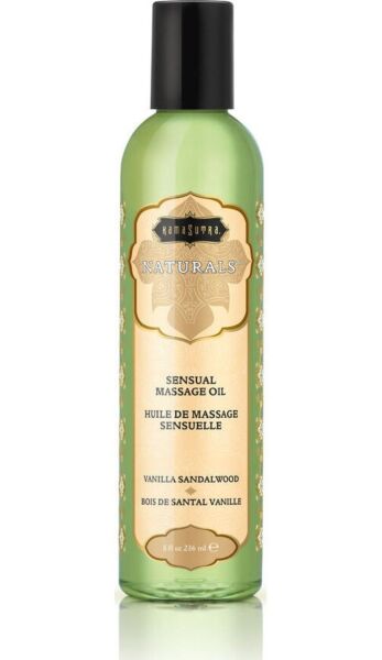 Flacon d'huile de massage Kama Sutra Naturals de 236 ml