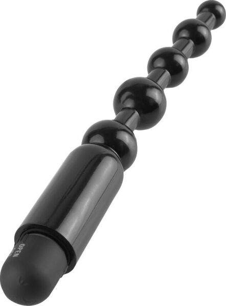Boules anales Anal Fantasy Flexa-Pleaser Power Beads de Pipedream, avec tige flexible et base à sélecteur