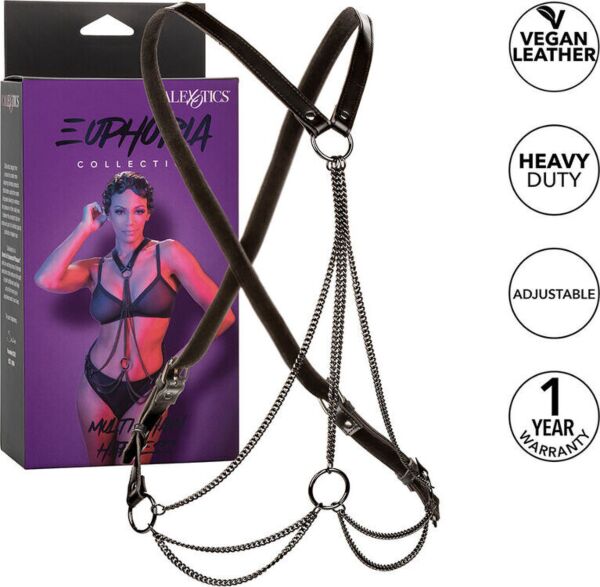 Harnais corporel à chaînes CalExotics Euphoria Multi Chain Harness