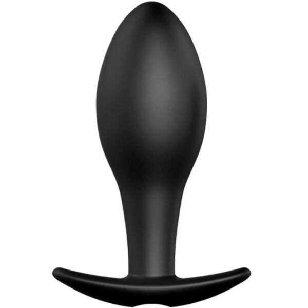 Plug anal vibrant Pretty Love BI-040038 noir, avec sa base en forme d'ancre