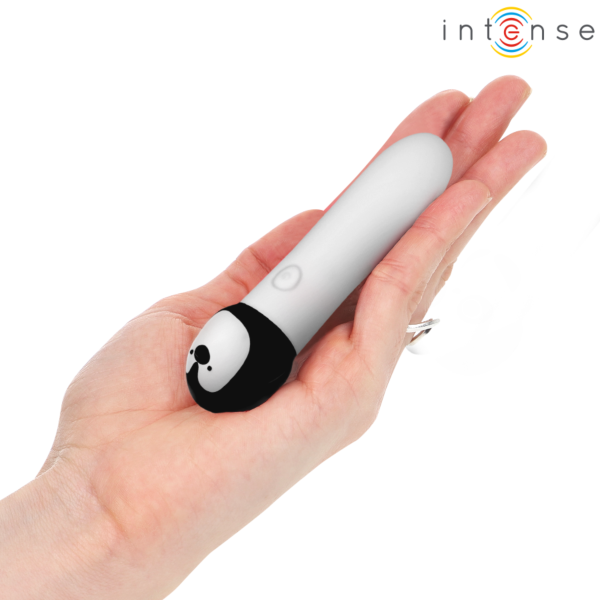 Mini-vibromasseur Intense Rico, blanc et en forme de pingouin