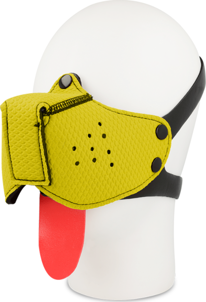 Muselière de chien Ohmama Fetish, masque avec sangle réglable