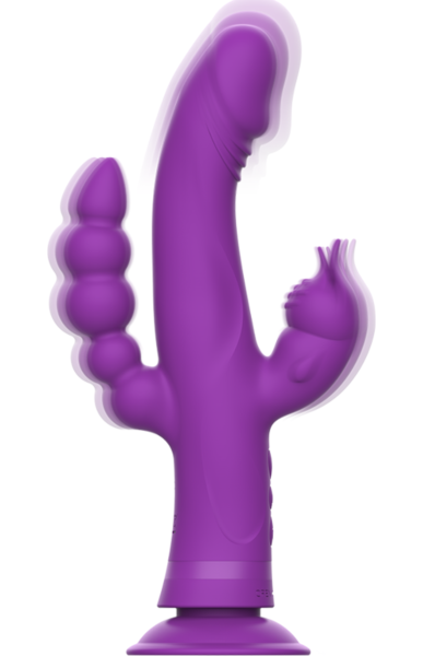 Vibromasseur rabbit Intense Casanova à trois moteurs