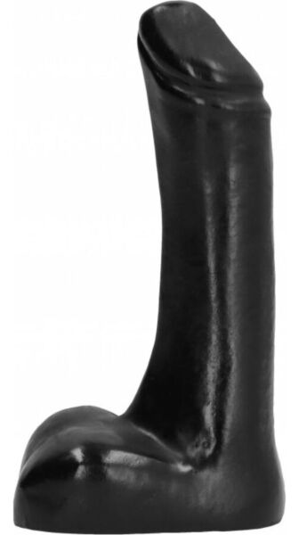 Gode compact All Black AB32 Microdick, noir et lisse, avec billes moulées