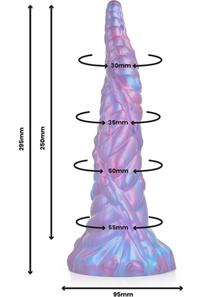 Dildo Epic Nokken avec base à ventouse