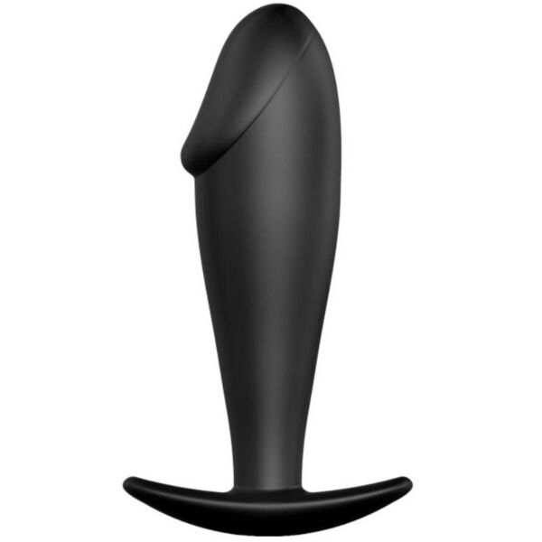 Plug anal Pretty Love BI-040040N en silicone noir en forme de pénis