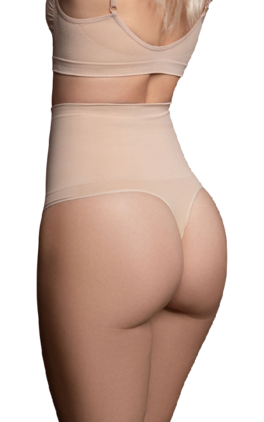 String gainant sans coutures Bye Bra, taille haute