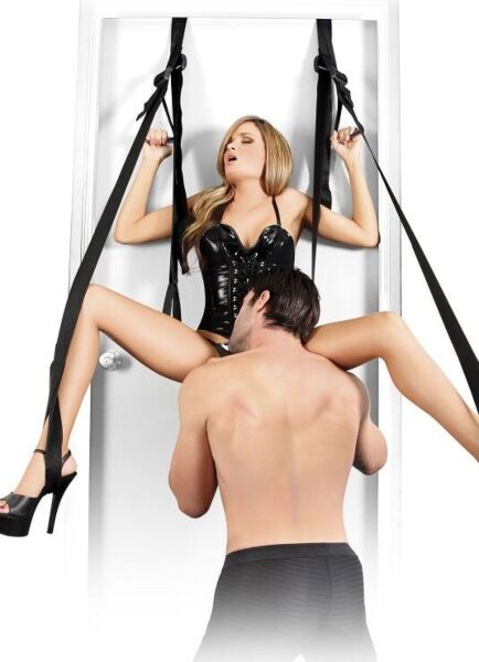 Balançoire sexuelle de porte Pipedream Fetish Fantasy Deluxe, avec assise rembourrée et sangles