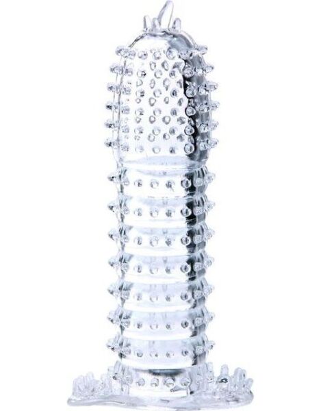 Gaine pénienne Baile 14,2 cm avec nodules texturés