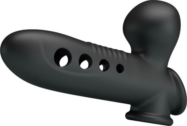 Gaine de pénis Pretty Love BI-026261Q en silicone, avec airbag gonflable et sangle