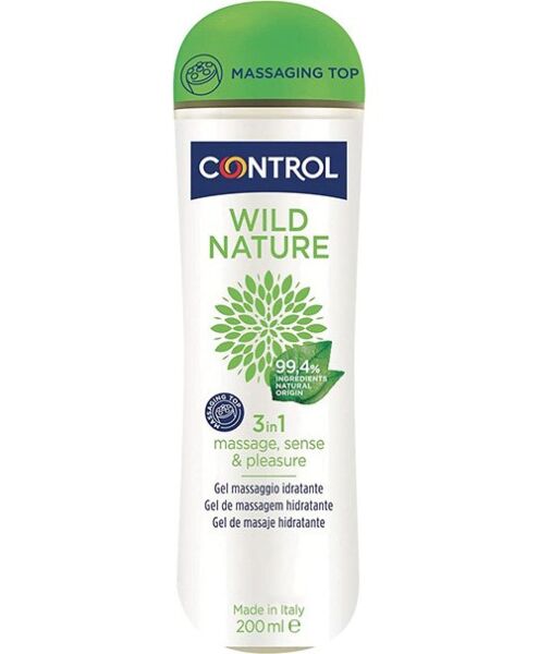 Gel de massage Control 3 en 1 de 200 ml