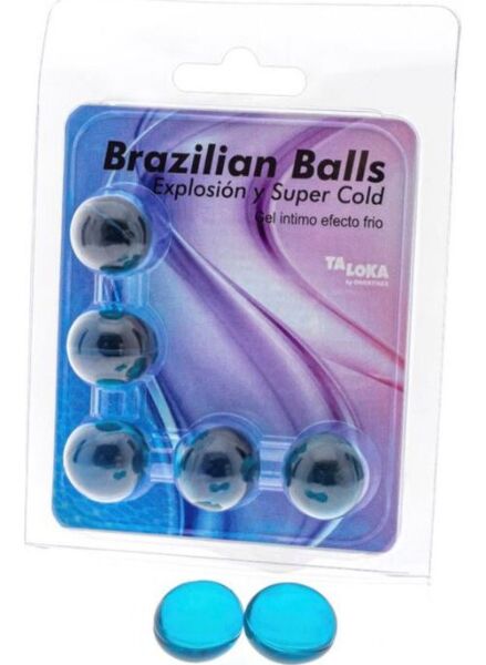 Pack de 5 boules Brazilian Balls effet froid de Diverty Sex