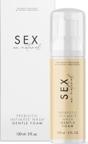 Mousse intime prébiotique Bijoux Indiscrets Gentle Foam, flacon de 150 ml