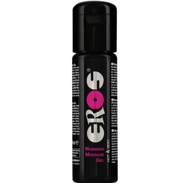 Flacon de 100 ml du gel de massage Eros Classic Warming Massage Gel