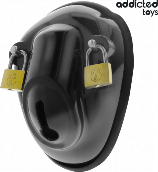 Cage de chasteté Addicted Toys Locked, contrôle absolu, pour le pénis, en forme de coquille