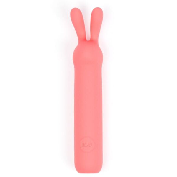 Mini-vibromasseur rabbit Je Joue ILY Rabbit Bullet en silicone avec des oreilles de lapin