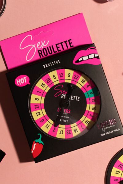Jeu érotique Sex Roulette Lovers Game de Sexitive, avec sa flèche rotative