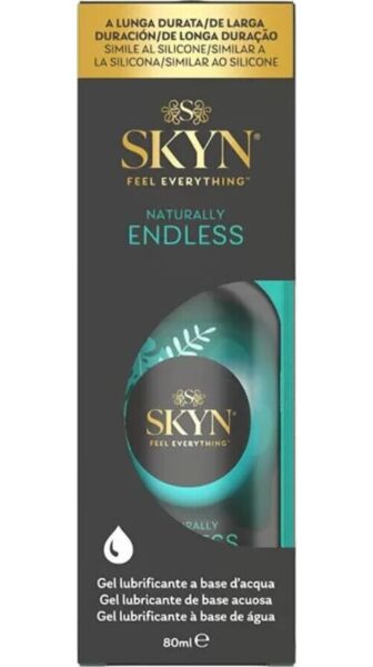 Flacon de 80 ml du lubrifiant SKYN Naturally Endless avec pompe doseuse