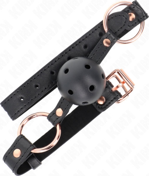 Bâillon boule Kink avec boule de 4 cm de diamètre