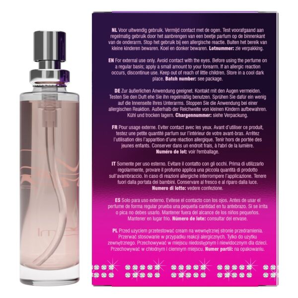 Parfum aux phéromones Cobeco PheroFem dans son flacon de 15 ml