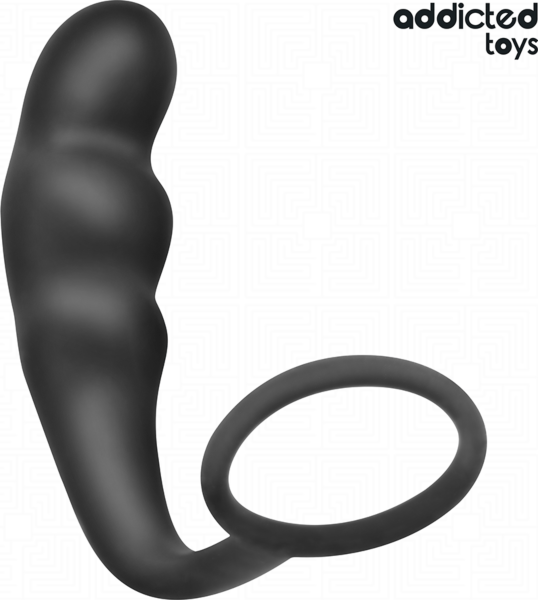 Plug anal Addicted Toys Modèle 4 avec son anneau testiculaire