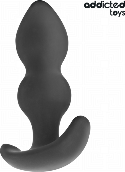 Plug anal Addicted Toys Taille L, avec deux boules et une base large