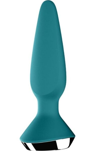 Plug anal vibrant Satisfyer Plug-ilicious 1, de forme conique avec une base large