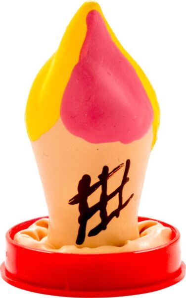 Préservatif décoratif Condomerie Helado peint à la main
