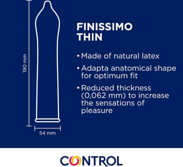 Boîte de 144 préservatifs Control Finissimo Senso