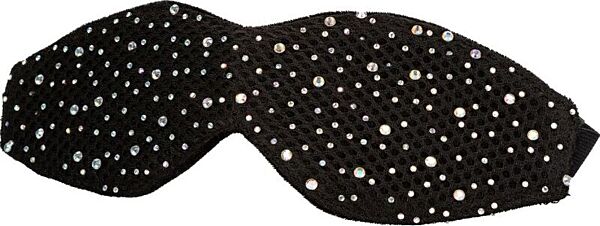 Masque pour les yeux noir CalExotics Radiance Blackout avec strass
