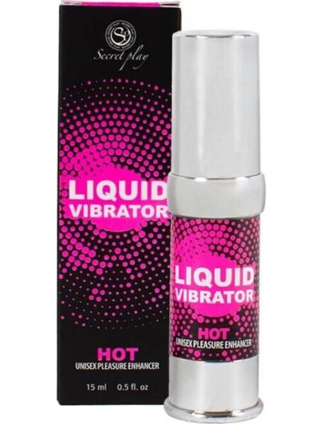 Secret Play Vibromasseur liquide, gel intime unisexe à base d'eau