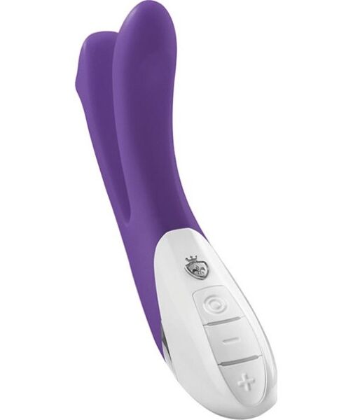 Vibromasseur Mystim Bon Aparte en silicone, au corps divisé en deux bras