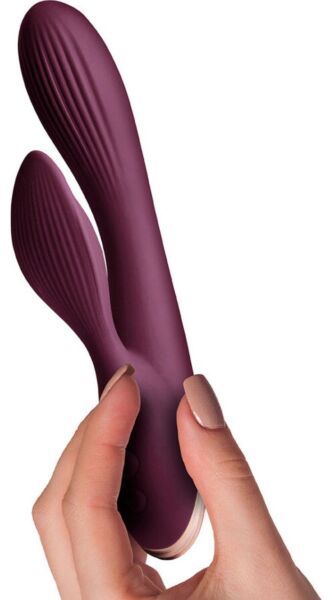 Vibromasseur rabbit Climaximum Lyanna avec bras de stimulation clitoridienne