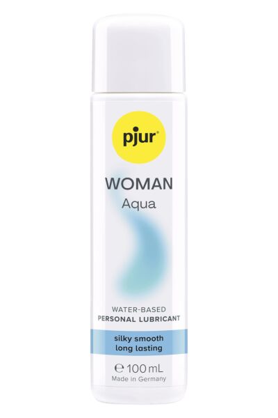 Flacon de 100 ml du lubrifiant Pjur Woman Aqua