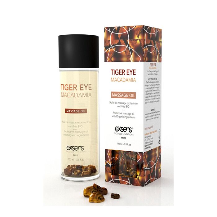 Protective Tiger Eye Macadamia Massage Oil Protective Tiger Eye Macadamia Massage Oil
