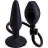 Plug anal Hinchable M - Negro