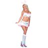 Costume lapine Music Legs satin brillant S/M