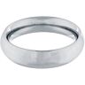 Bague en acier inoxydable - 50 mm - argent