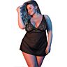 Ensemble de lingerie BABY DOLL & G-SET BLACK L/XL