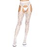 Bas résille Leg Avenue Heart Net avec motif cœur