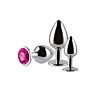 Plugs Anaux S Pleasures Metal MAX | Pack de 3 tailles